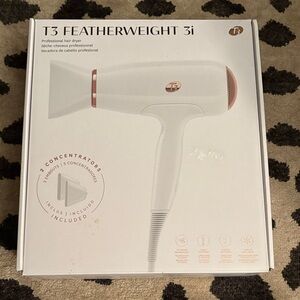 T3 Featherweight 3i White and Rose Gold Hair Dryer